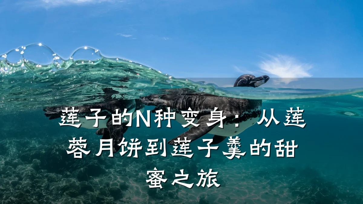 莲子的N种变身：从莲蓉月饼到莲子羹的甜蜜之旅