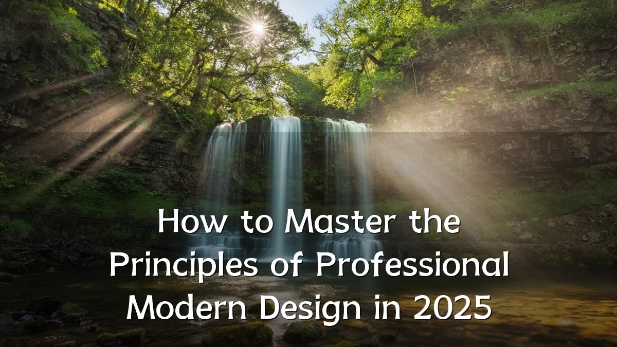 How to Master the Principles of Professional Modern Design in 2025