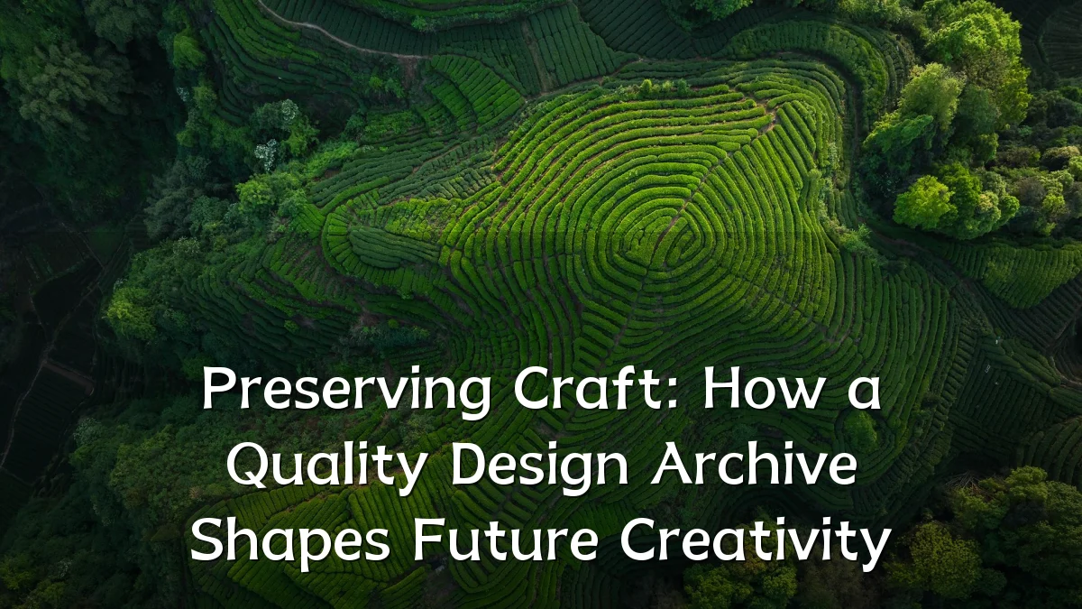 Preserving Craft: How a Quality Design Archive Shapes Future Creativity