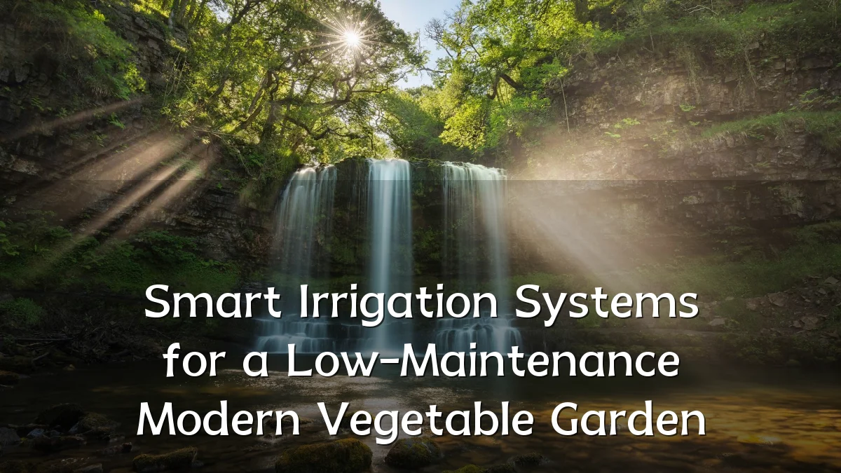 Smart Irrigation Systems for a Low-Maintenance Modern Vegetable Garden
