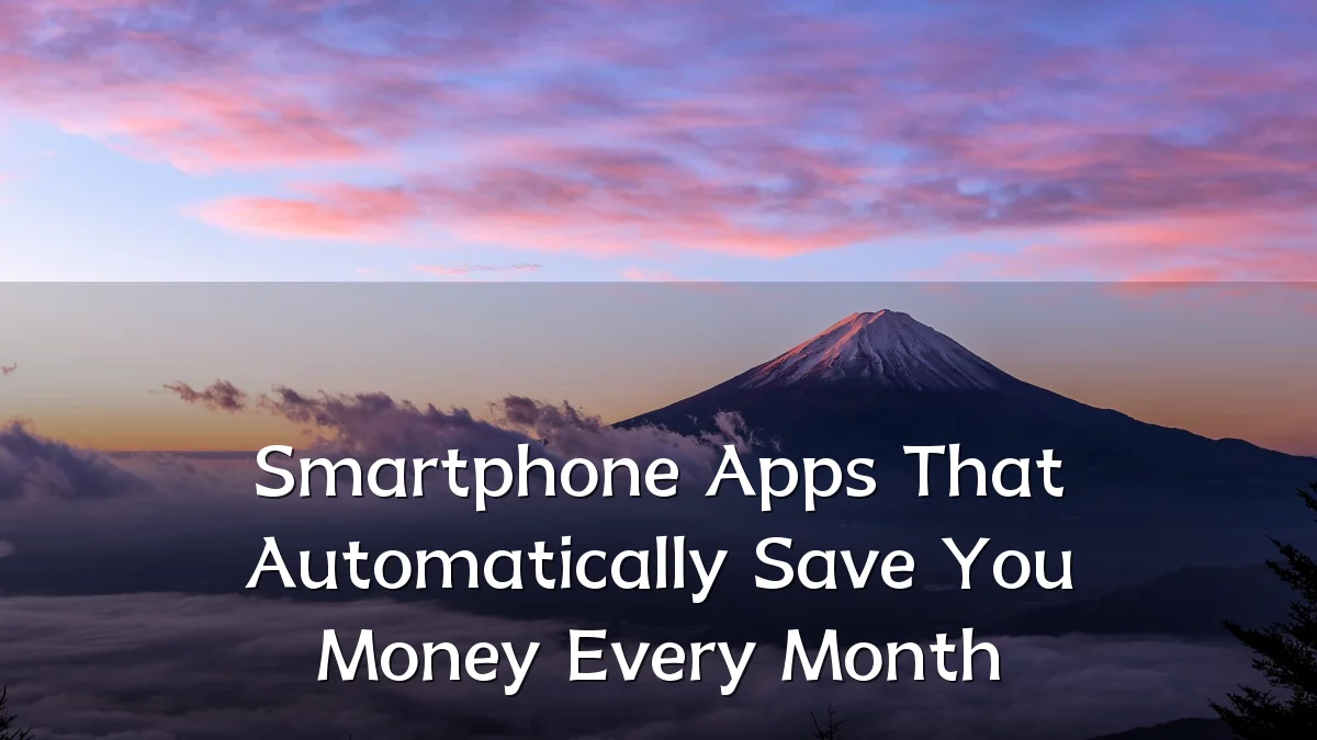 Smartphone Apps That Automatically Save You Money Every Month