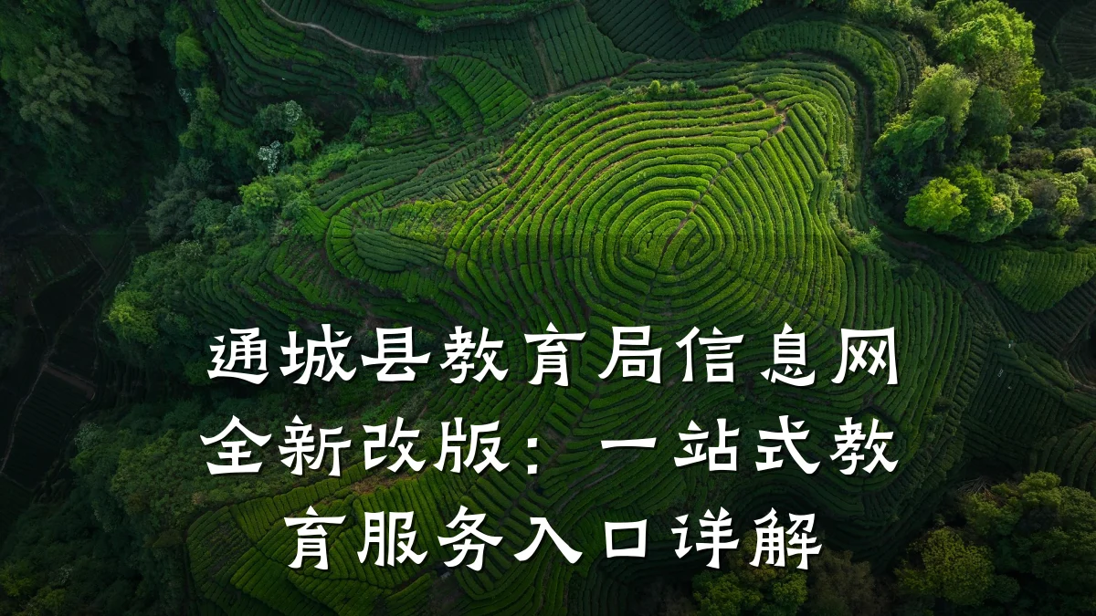 通城县教育局信息网全新改版：一站式教育服务入口详解