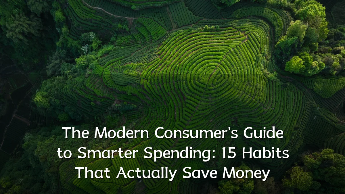 The Modern Consumer's Guide to Smarter Spending: 15 Habits That Actually Save Money